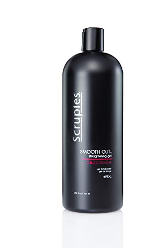 Scruples Smooth Out Hair Straightening Gel - Shine Enhancing & Smoothing Frizz Control Hair Styling Solution - Straightening & Styling Gel for Women and Men with All Hair Types (33.8 oz)