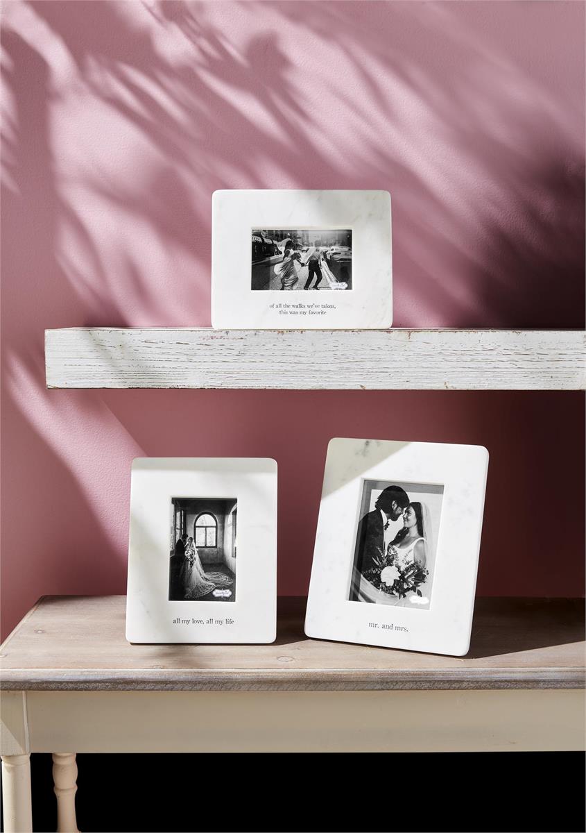 All The Walks Marble Frame