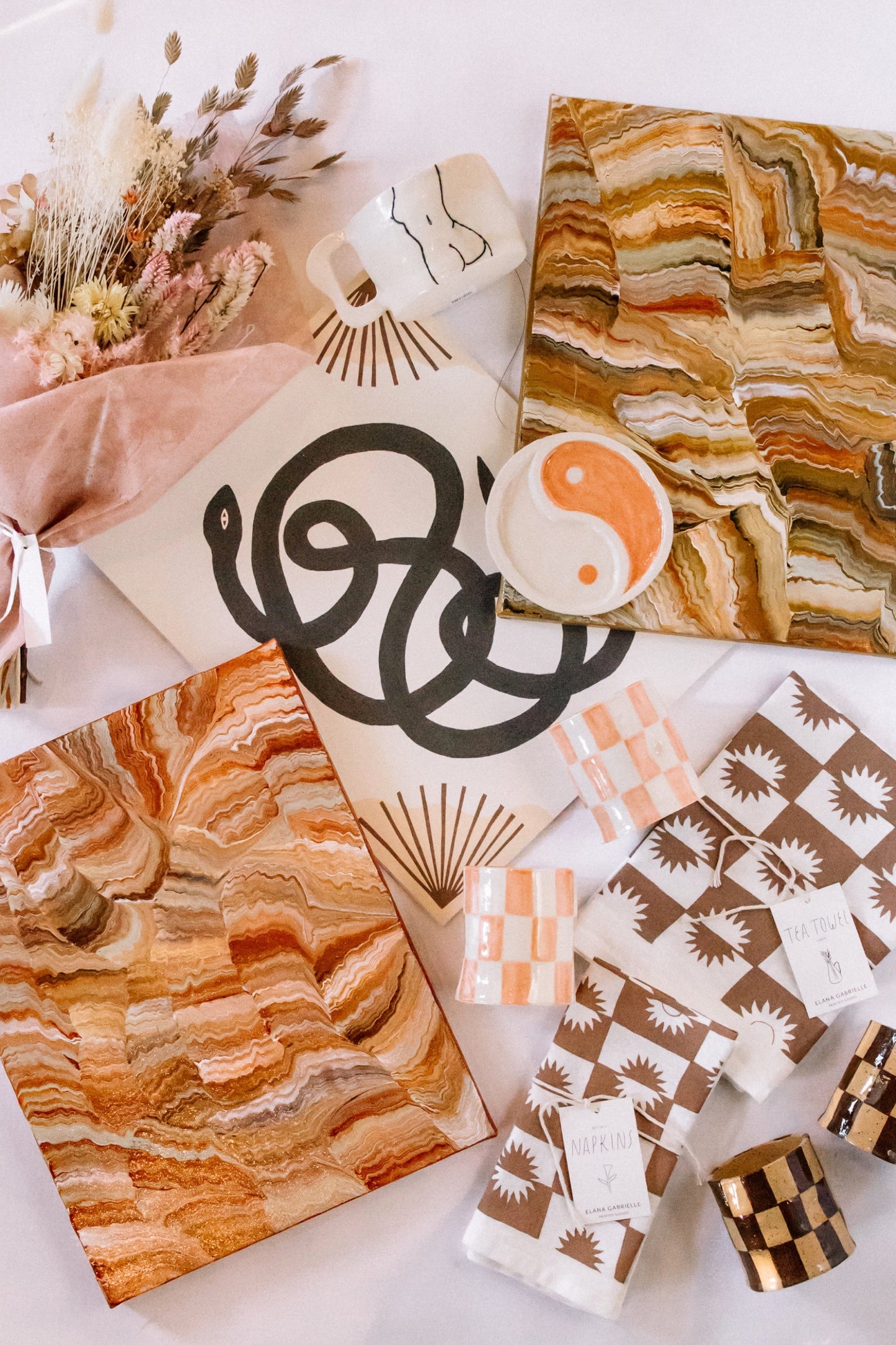 X Prism High Desert Warm Canvas Painting