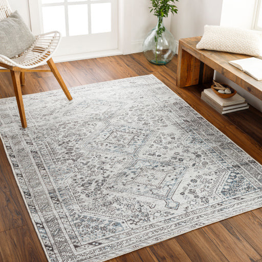 Amelie Rug - AML2380 - White/Denim