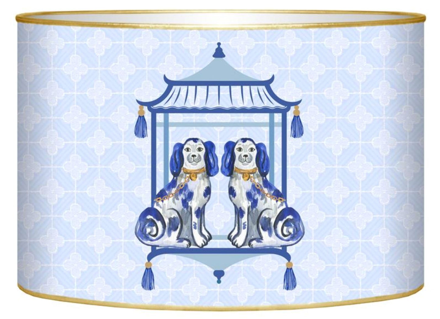 Staffordshire Chic Dogs on Letter Box