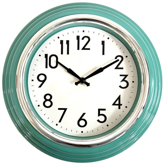 Wall Clock MONTPELIER Green Plastic