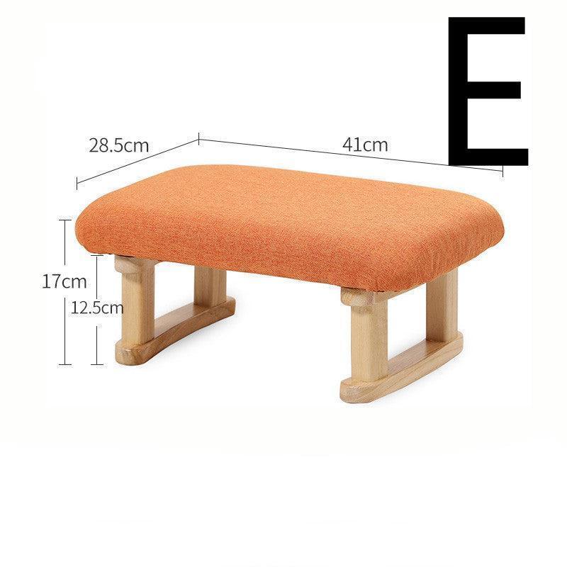 Step On The Pedal Of The Foot Stool