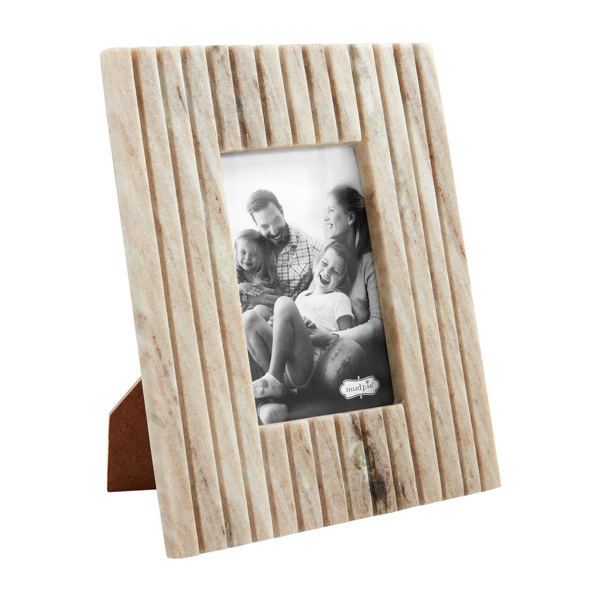 Small Tan Marble Frame