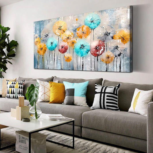 24"x48" Dandelion Canvas Wall Decor