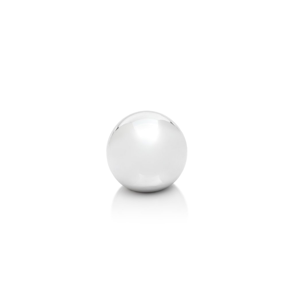Silver Ceramic Fill Ball - CARLYLE AVENUE