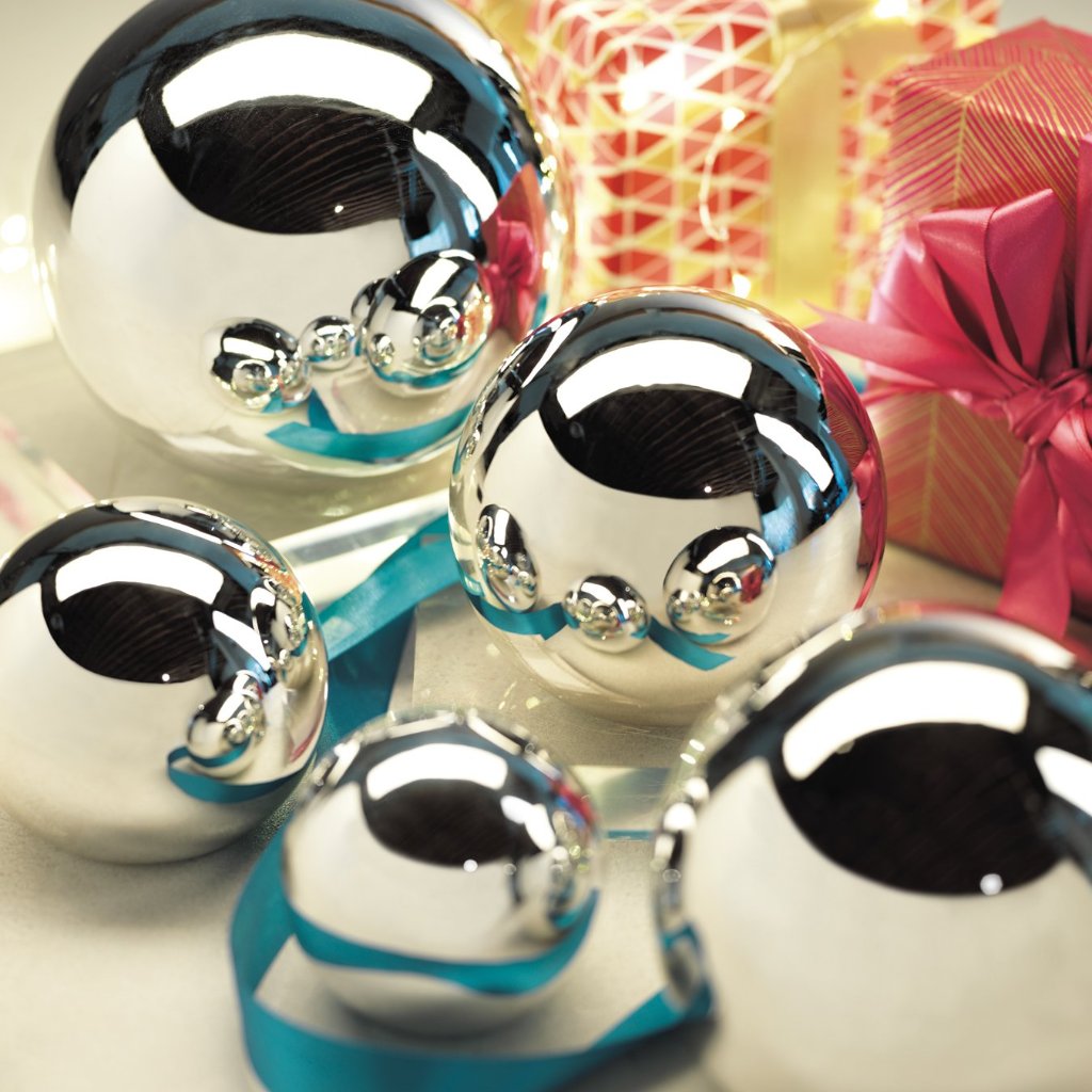 Silver Ceramic Fill Ball