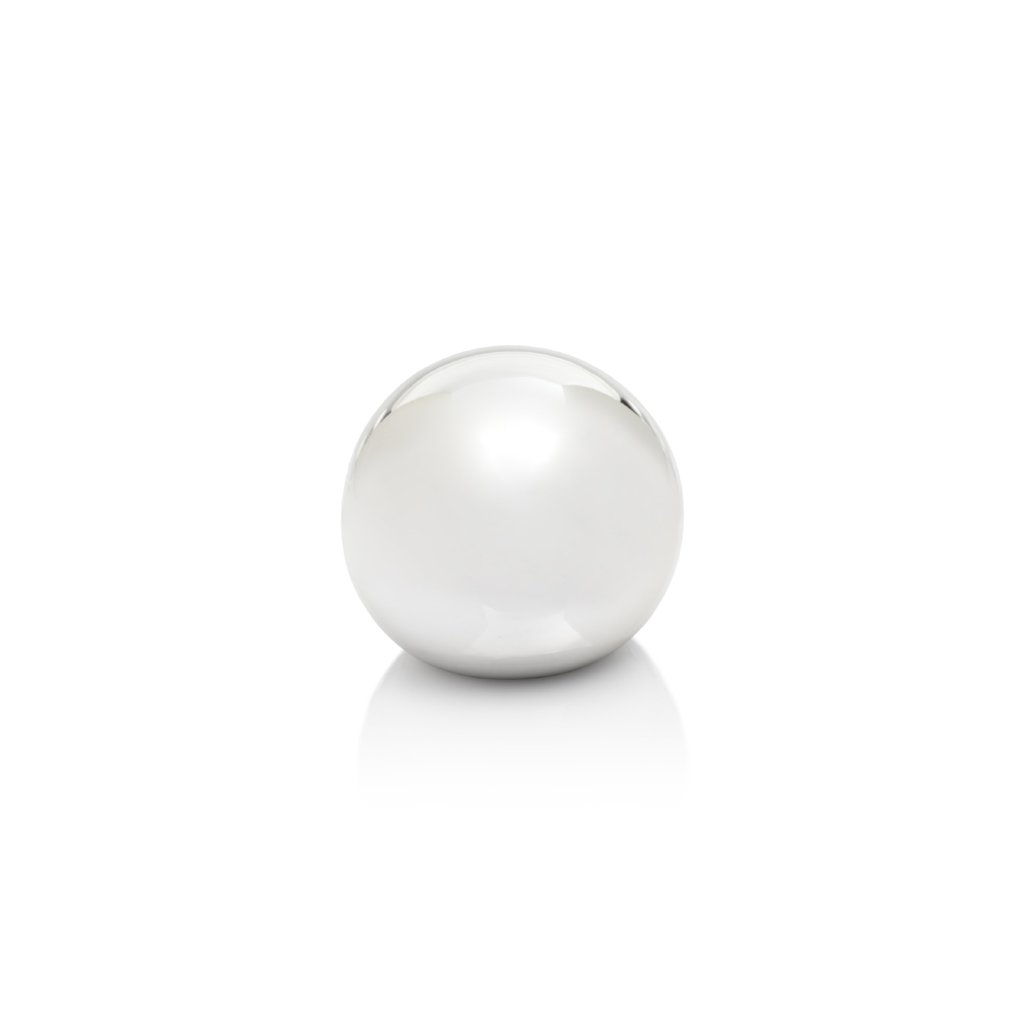 Silver Ceramic Fill Ball - CARLYLE AVENUE