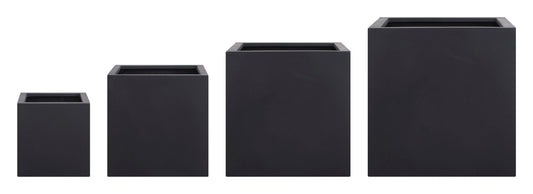 Terrazzolite Black Cube Planters