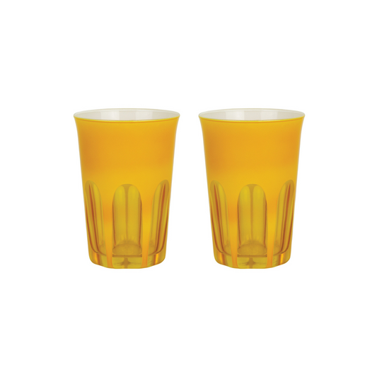 Tumbler Glasses in Saffron