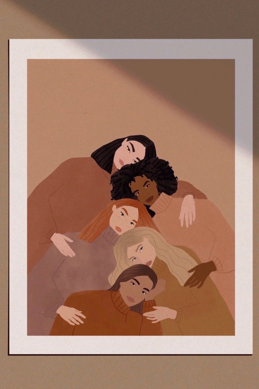 Women Supporting Women Print