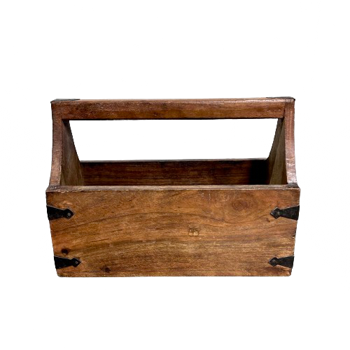 Wooden Box With Handle