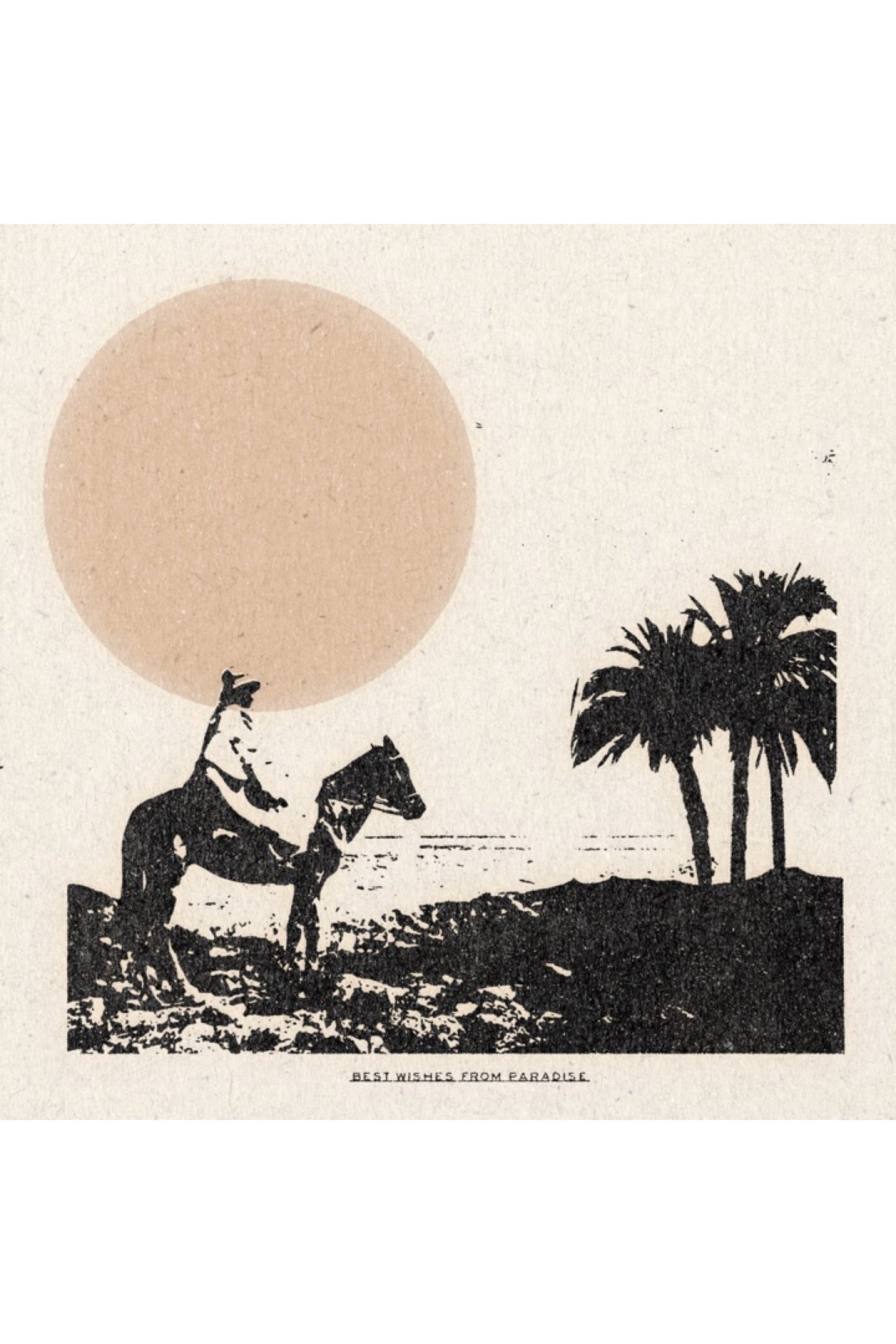 Best Wishes From Paradise Print