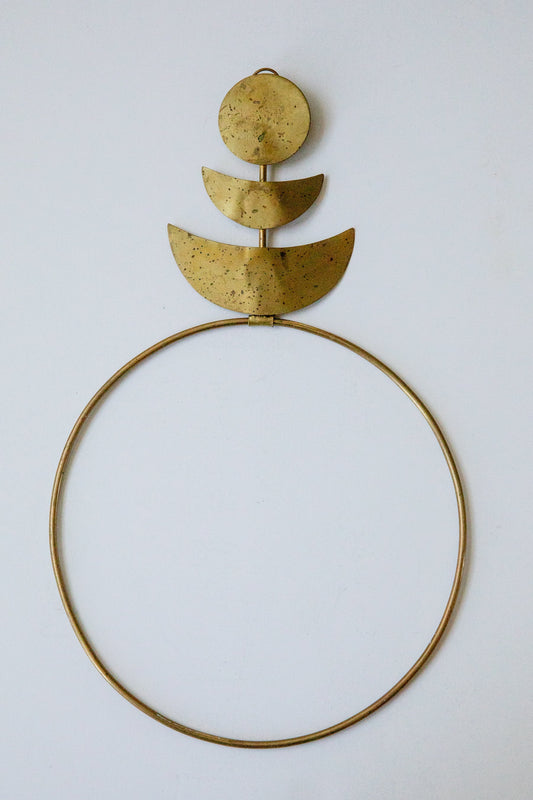 Brass Moon Wall Hanging