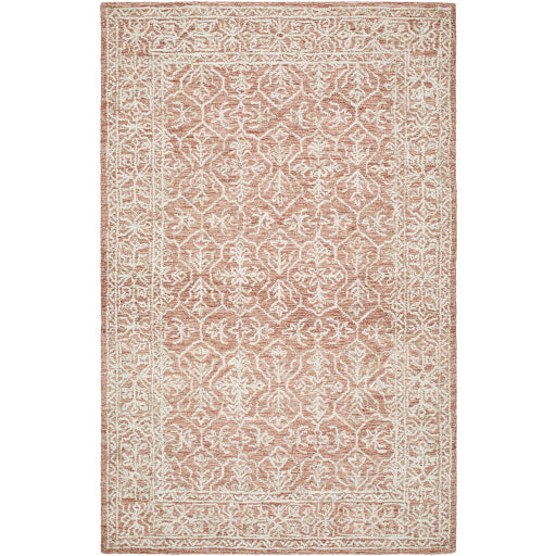 Sicily SCY-2300 Rug- Rust, Cream