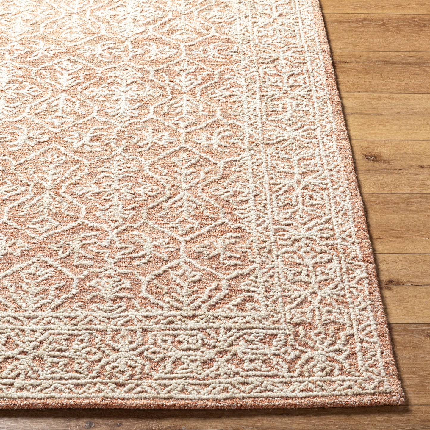 Sicily SCY-2300 Rug- Rust, Cream