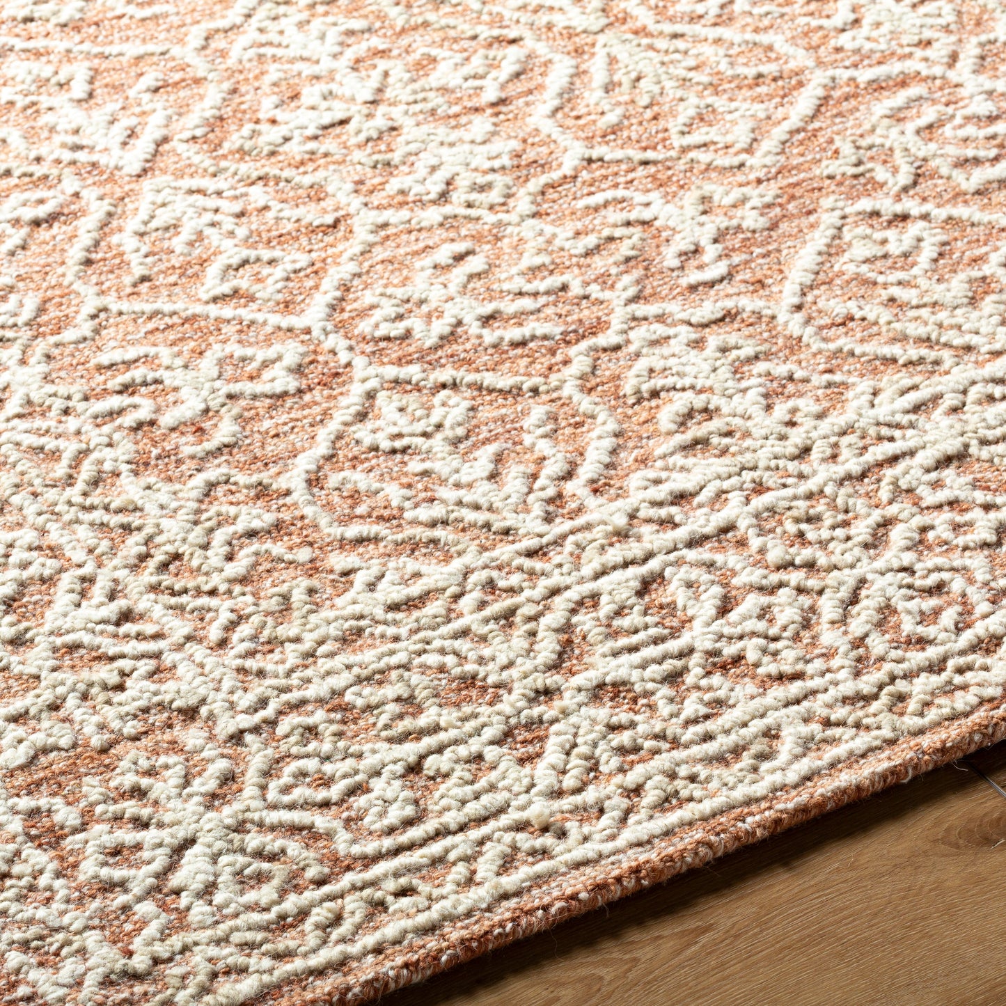 Sicily SCY-2300 Rug- Rust, Cream