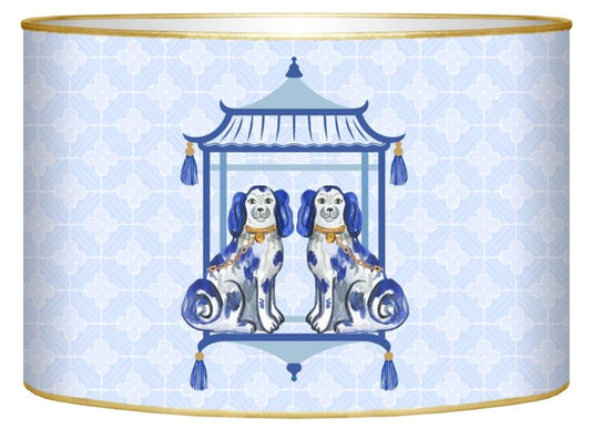 Staffordshire Chic Dogs on Letter Box